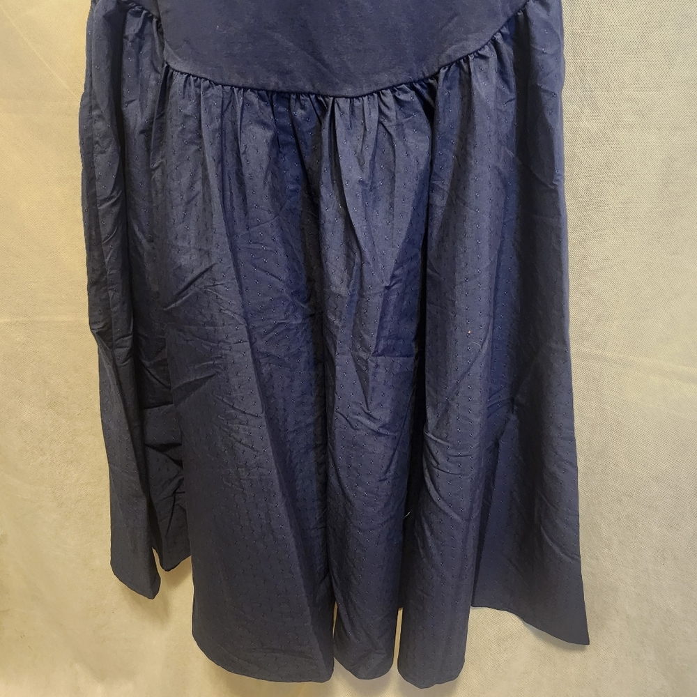Free People Afternoon Elegance Midi Dress In Indigo Pura - Picture 7 of 11